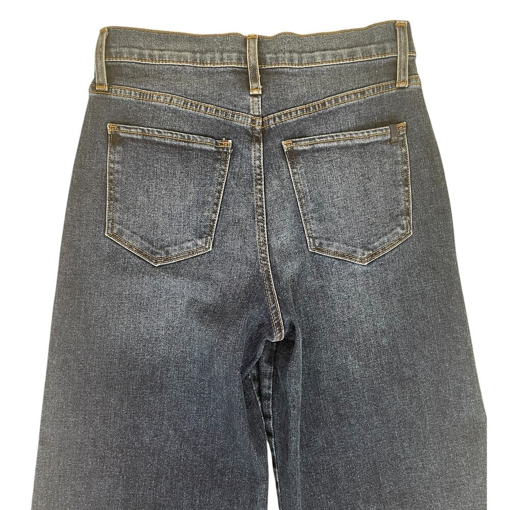 Joe's Jeans The Trixie High Rise Wide Leg Cuffed Trouser Jean Indigo Sz 27 Chic - Picture 7 of 16